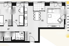 Продажа, квартира, 4-комнатная: ЛЮБЛЯНА ШИШКА, 121,6 м2