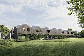 Терраса на доме Блед