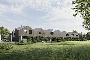 Жилище с террасой в Бледе