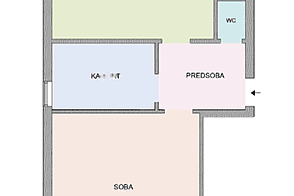 Апартаменты с 1,5 комнатами в районе Новая Шишка
