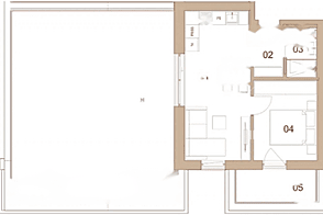 Двухкомнатная квартира в центре