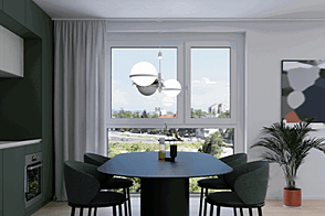 Трехкомнатная квартира в районе Бежиграда