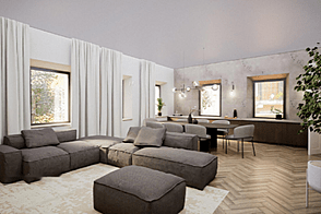 Четырехкомнатная квартира в центральной части города