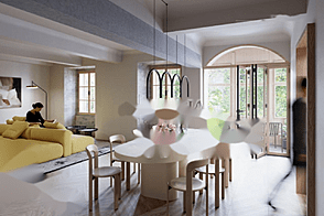 3,5-комнатная квартира в центре Любляны