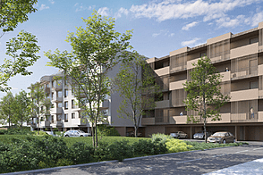 Квартира с тремя комнатами в Новой Козине