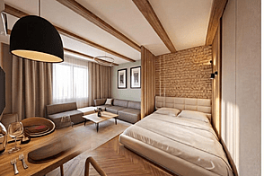 Квартира с одной комнатой в Сежане