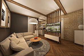 2-комнатная квартира в Сежане