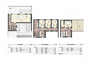 Новая Любляна Шишка Нижняя коттедж с террасой