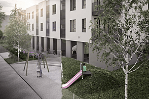 Однокомнатная квартира в Любляне, район Вич