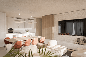 Четырехкомнатная квартира в районе Бежиград, Новая Любляна.