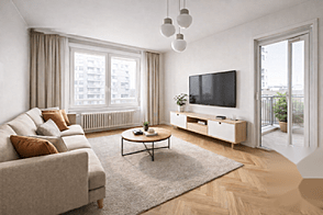 Квартира с одной комнатой в Белиграде