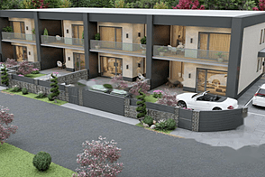 Новый дом с террасой в районе Любляны Мосте - Полье