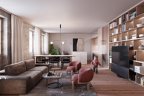 Центр, квартира с 2,5 комнатами